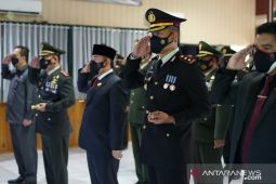 Wabup beserta Forkopimda HSS hadiri peringatan HUT ke-76 TNI