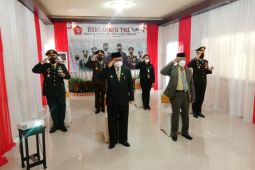 Jajaran Kodim 1008/Tabalong ikuti HUT TNI secara virtual
