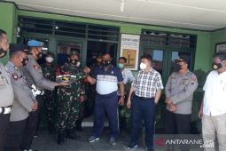 HUT TNI ke -76, Wakapolres Palas sambangi Makoramil 08 Barumun