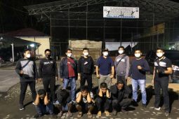 Tim Wampu Squad Polres Langkat amankan lima premanisme pelaku pungli
