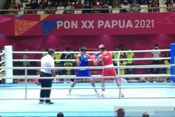 Petinju Jabar dan Sulut berhadapan di final kelas welter ringan putra
