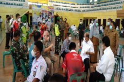 Serbuan vaksinasi TNI - INTI di wilayah Tebing Tinggi