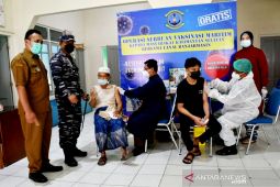 Lanal Banjarmasin akselerasi vaksinasi untuk lansia dan pelajar