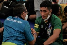 PON Papua - Pasukan gulat Jatim terbantu "pembakar semangat"