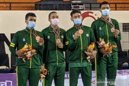 Basket 3x3 putra Jatim terima perunggu PON Papua  dengan lapang dada