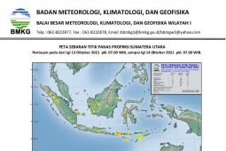 BMKG: Terpantau  31 titik panas di Sumatera Utara