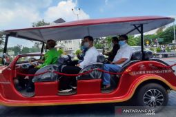 Delapan unit mobil listrik siap antar wisatawan menjelajahi Solo