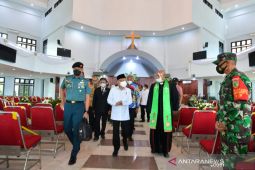 Wapres berkunjung  ke GKI Pniel Kotaraja Jayapura
