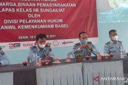 Lapas Sungailiat mantapkan pembekalan pemahaman hukum WBP