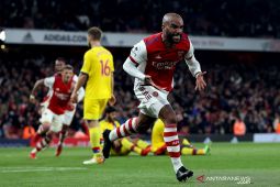 Gol larut Lacazette selamatkan Arsenal dari kekalahan saat melawan Crystal Palace