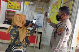 Kini Polres Asahan di fasilitasi QR Code peduliLindungi