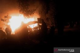 Polisi selidiki motif pembakaran pos timbangan di Musi Banyuasin