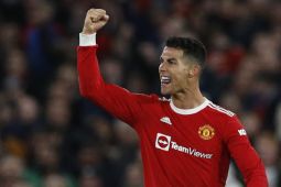 Ronaldo sesumbar MU tak  pernah menyerah