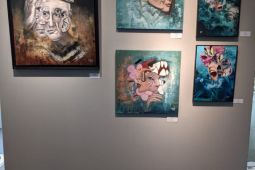 Karya pelukis kontemporer Indonesia  dipamerkan di Paris