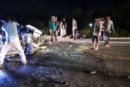 Kijang Kapsul hantam truk tangki, dua meninggal dunia di Aceh Jaya
