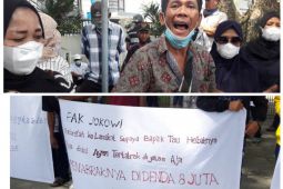 Warga Desa Besilam Bukit Lambasa Wampu Langkat meminta perhatian Presiden Joko Widodo