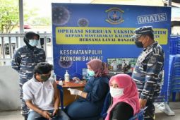 Vaksinasi maritim ke-50 suntik 17.518 warga Kalsel
