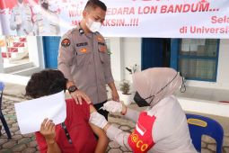 Polda Aceh gelar vaksinasi masuk kampus sasar 104 mahasiswa