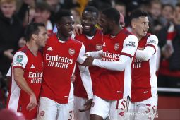 Arsenal mulus lewati Leeds menuju  perempat final Piala Liga Inggris
