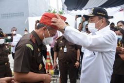 Kajati Sumut tinjau Adyaksa peduli vaksinasi Kejari Tebing Tinggi