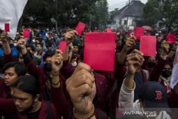 Unjuk rasa peringati hari sumpah pemuda di Bandung