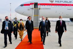 Presiden Jokowi tiba di Italia hadiri KTT G20
