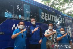 Belitong FC perkenalkan bus tim untuk mengarungi kompetisi liga 3