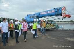 Menhub tinjau progres pembangunan Pelabuhan Sanur