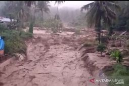 Bendungan jebol akibat banjir Sayur Matinggi Tapsel
