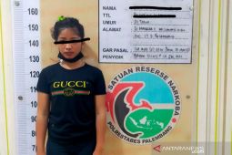 Polrestabes Palembang tangkap ibu rumah tangga pengedar sabu senilai Rp68 juta