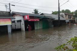 BPBD Kabupaten Bangka pastikan sejumlah tempat tergenang banjir