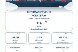 Kasus positif COVID-19 di Kota Depok bertambah empat orang