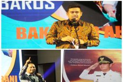 Bobby Nasution hadiri launching buku autobiografi Bakhtiar Ahmad Sibarani "Politisi Muda Dari Barus"