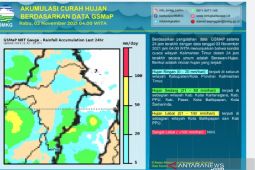 Sejumlah wilayah di Kaltim diprakirakan hujan lebat hingga 5 November