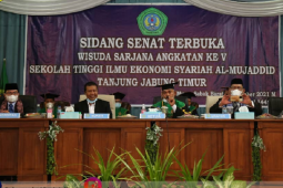 Bupati Romi berharap lulusan STIES Al Mujahid  berandil bangun Tanjabtim