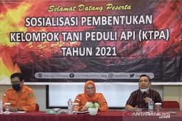 Dinas Perkebunan Kaltim bentuk Kelompok Tani Peduli Api antisipasi karhutla