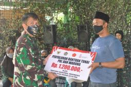 Kodim Tigaraksa salurkan bantuan untuk 4.817 PKL-warung di Tangerang