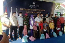 Properti Citra Land bersama KSJ santuni yatim piatu dan kaum duafa