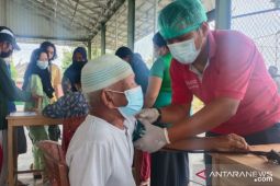 Giliran Desa Bencah terima program vaksinasi gotong royong dari PT Timah
