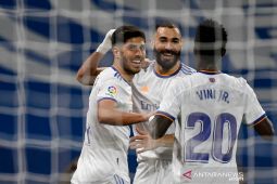 Tekuk Rayo Vallecano 2-1, Real  Madrid puncaki Liga Spanyol