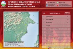 Stasiun Meteorologi deteksi 15 hotspot di Kaltim