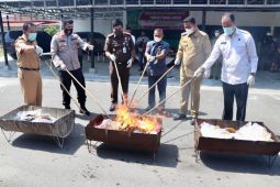 Wakil Wali Kota Binjai Rizky Yunanda Sitepu pimpin pemusnahan narkotika