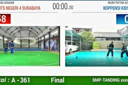 Dua siswa MTsN 4 Surabaya raih emas dalam ajang "JKTC 2021"