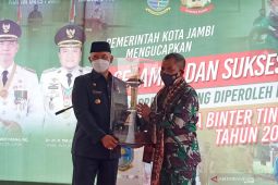 Kodim 0415/Batanghari juara I Lomba Bina Teritorial tingkat nasional