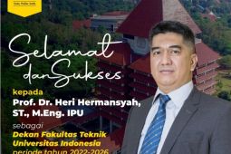 Prof Heri Hermansyah terpilih sebagai Dekan FTUI