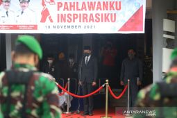 Bupati Saidi inspektur upacara peringatan Hari Pahlawan