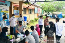 Jasa Raharja berikan layanan periksa kesehatan gratis di Payung Bangka Selatan