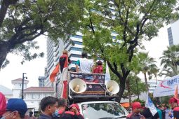 Polisi fasilitasi buruh bertemu KSP untuk sampaikan tuntutan