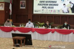 Sahbirin Noor kumpulkan kades hingga bupati koordinasi vaksinasi