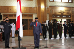 Upacara Hari Pahlawan di Kabupaten Tebo